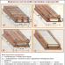 Поставување на подови од дрвени греди со панел ролна