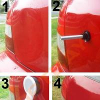 Three DIY ways to remove dents without painting Homemade dent fungi